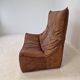 Montis “The Rock” Sofa In Brown Leather By Gerard Van Den Berg, 1970s