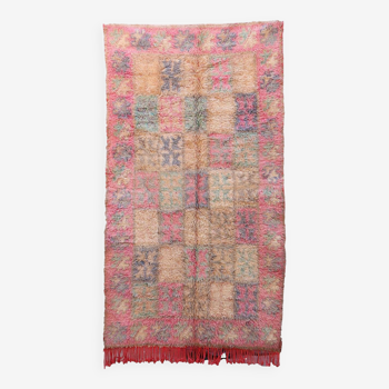 Boujad. vintage moroccan rug, 135 x 243 cm