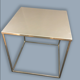 Pair of low tables metal circa 1970