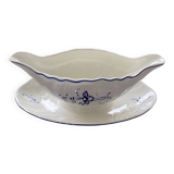 Villeroy and Boch blue floral porcelain gravy boat