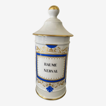 Limoges Ternet porcelain medicine jar