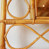 Mirror rattan 67x88cm