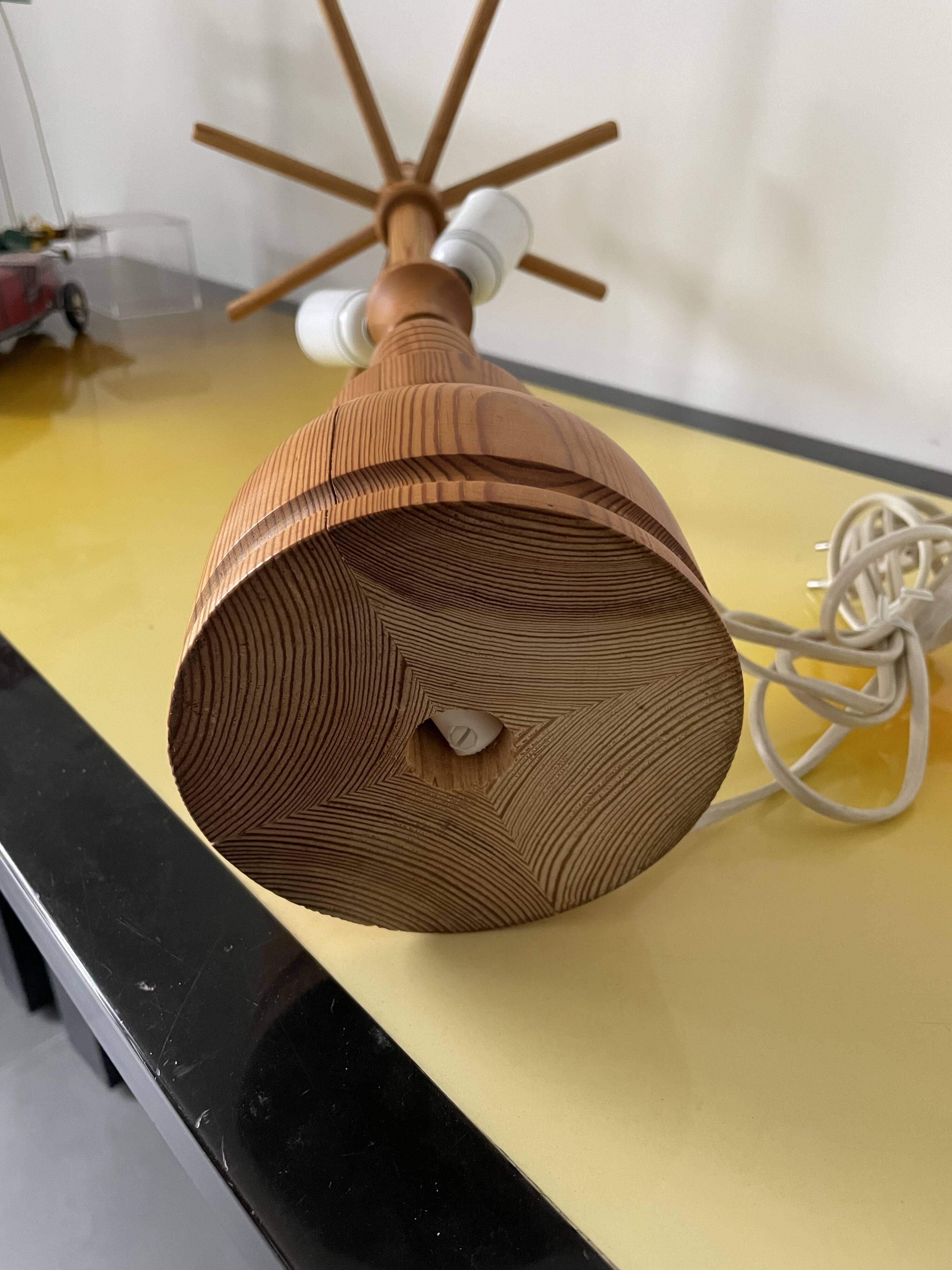 Vintage Scandinavian lamp Lystella Yngve Ekström 1970