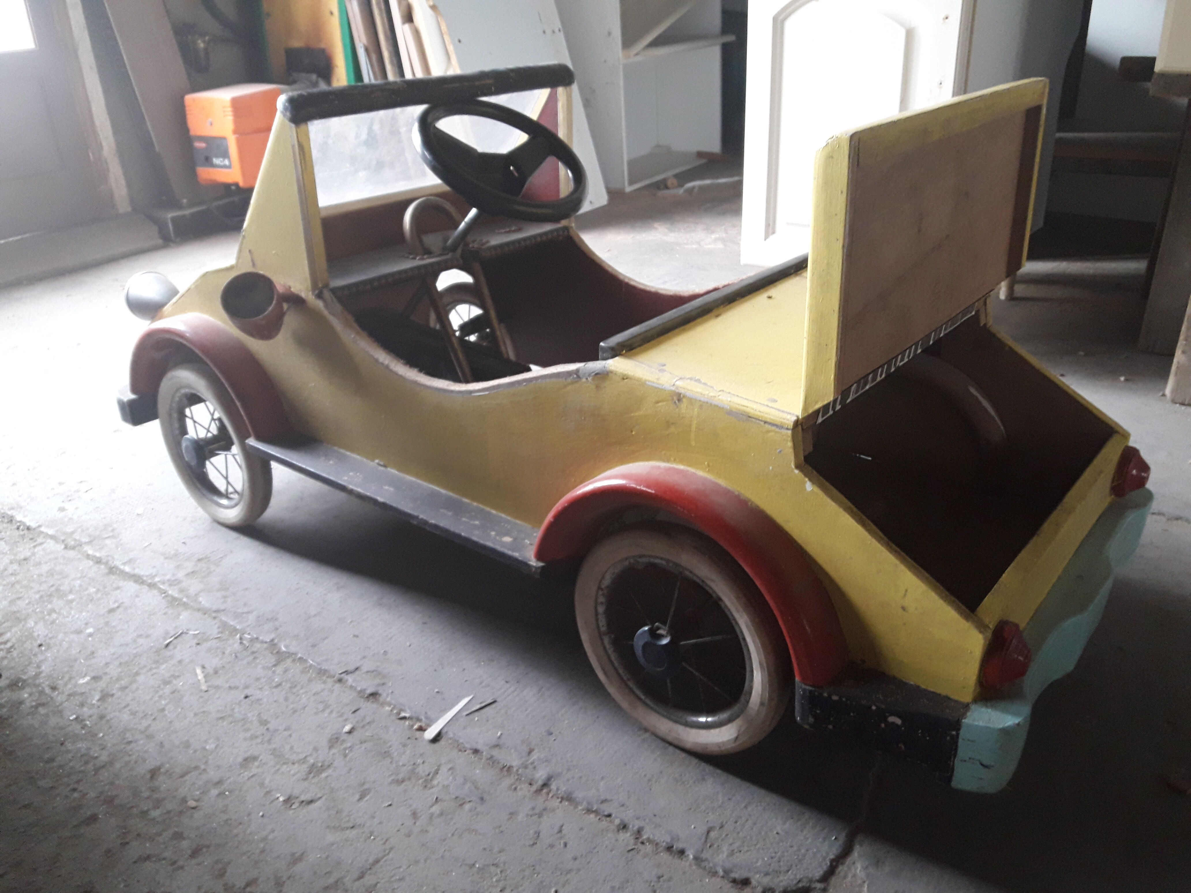 Children S Pedal Wooden Car Selency