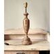 Old large onyx marble stone lamp foot