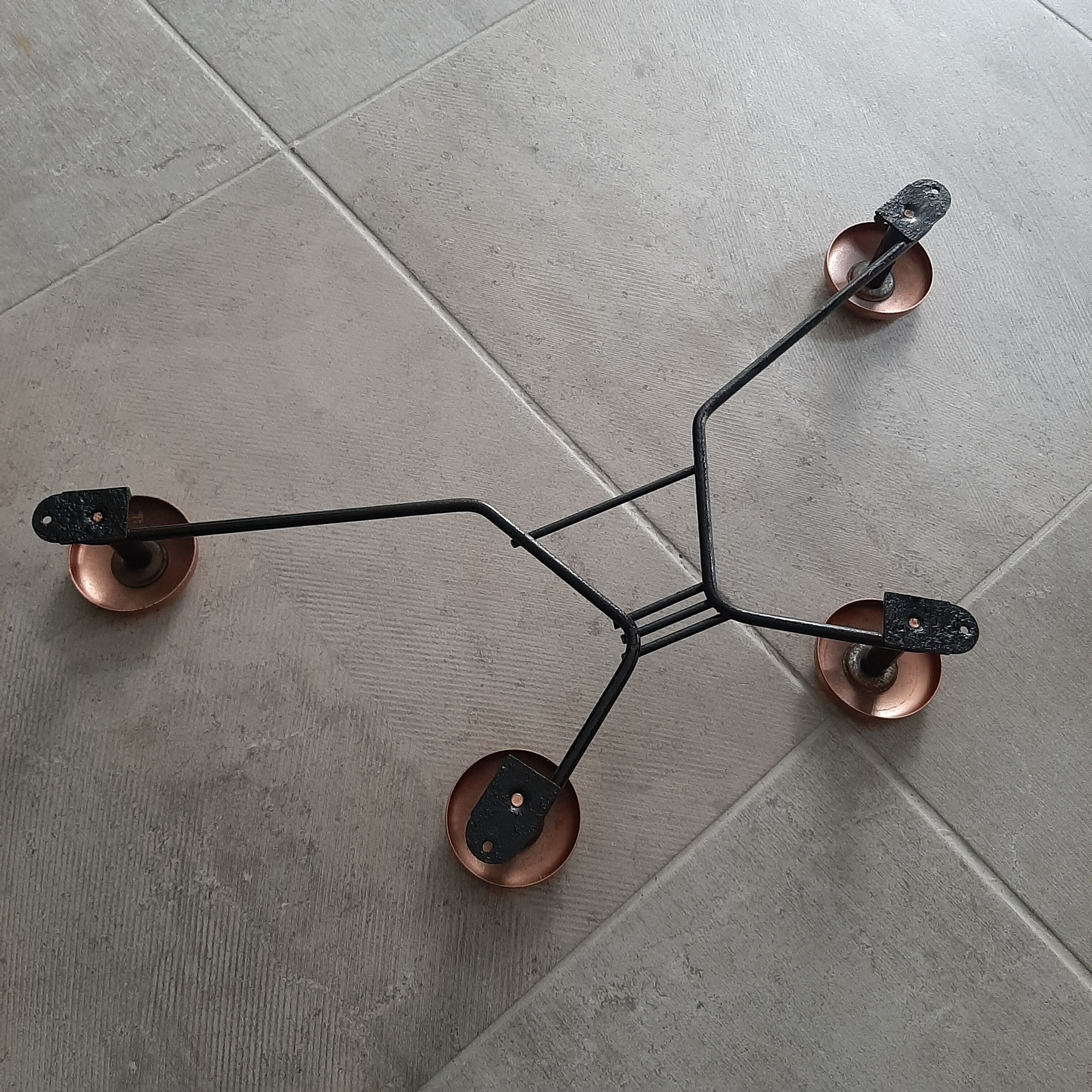 1950s patère coat rack