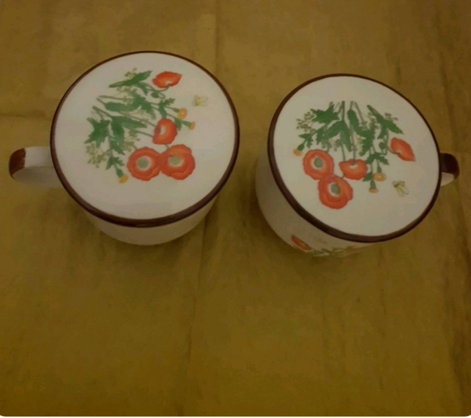 2 tea/herbal tea cups with infuser and lids