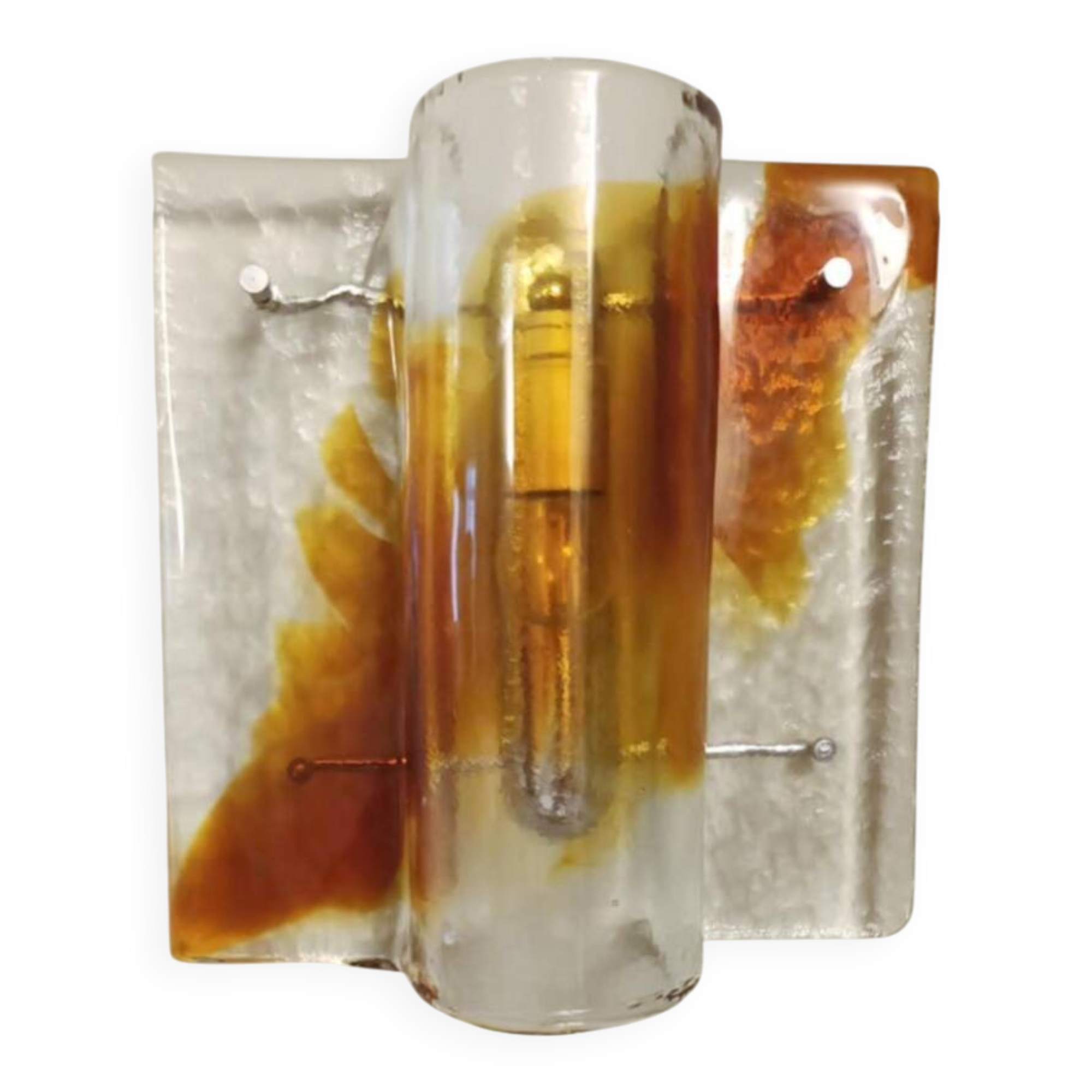 Murano glass wall lamp by Mazzega