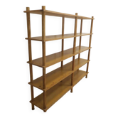 Free-standing oak bookshelf, Denmark 1960