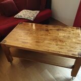 Table basse bois exotique