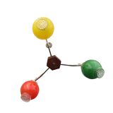Vintage 60s multicolored Soutnik lamp