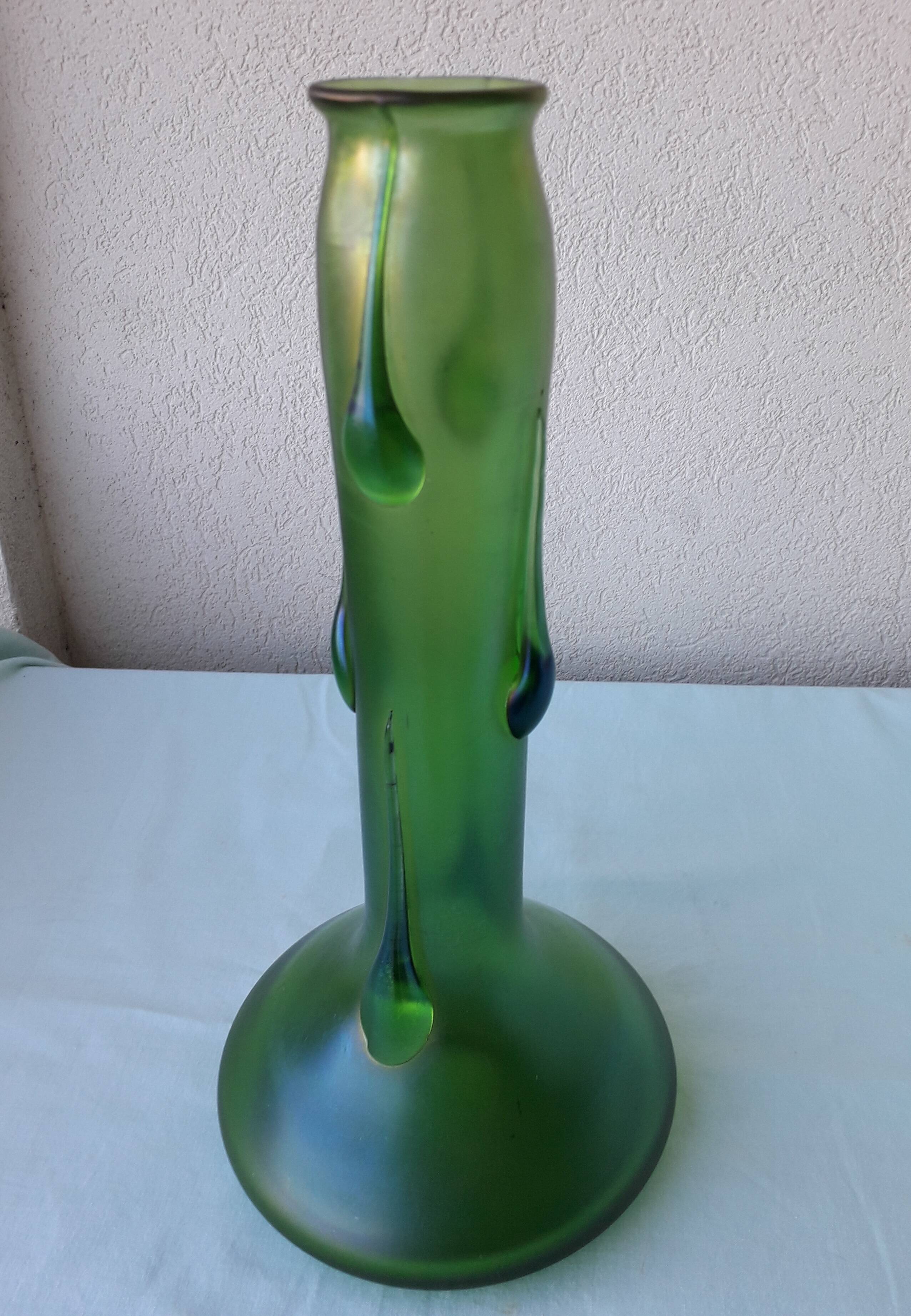 Loetz glass vase