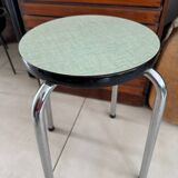 Green formica stool