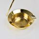 Rare Carl Auböck Brass Standing Floor Ashtray, Smoking Stand, Austria, 1950