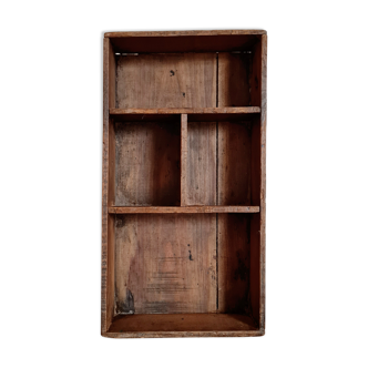 Industrial shelf - former wooden trade locker