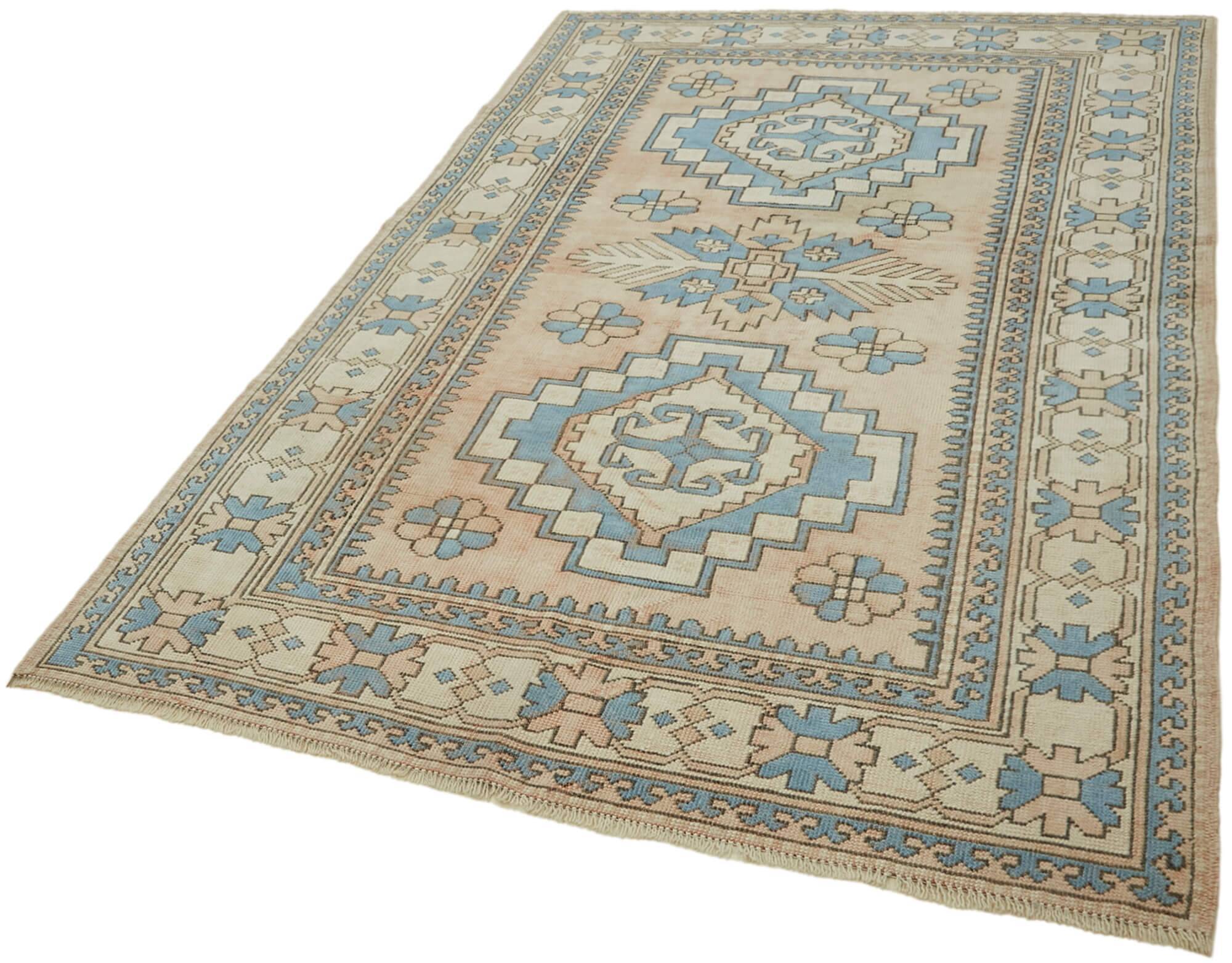 Turkish Vintage Anatolian Rug 152 cm x 238 cm