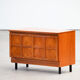 Buffet meuble à vinyles scandinave vintage 1960