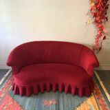 Napoleon III period toad sofa