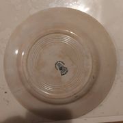 Assiette plate ancienne A.Lebacqz&M.Bouchard