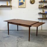 Extendable teak table, Denmark 1960s/1970s, mid-c vntg