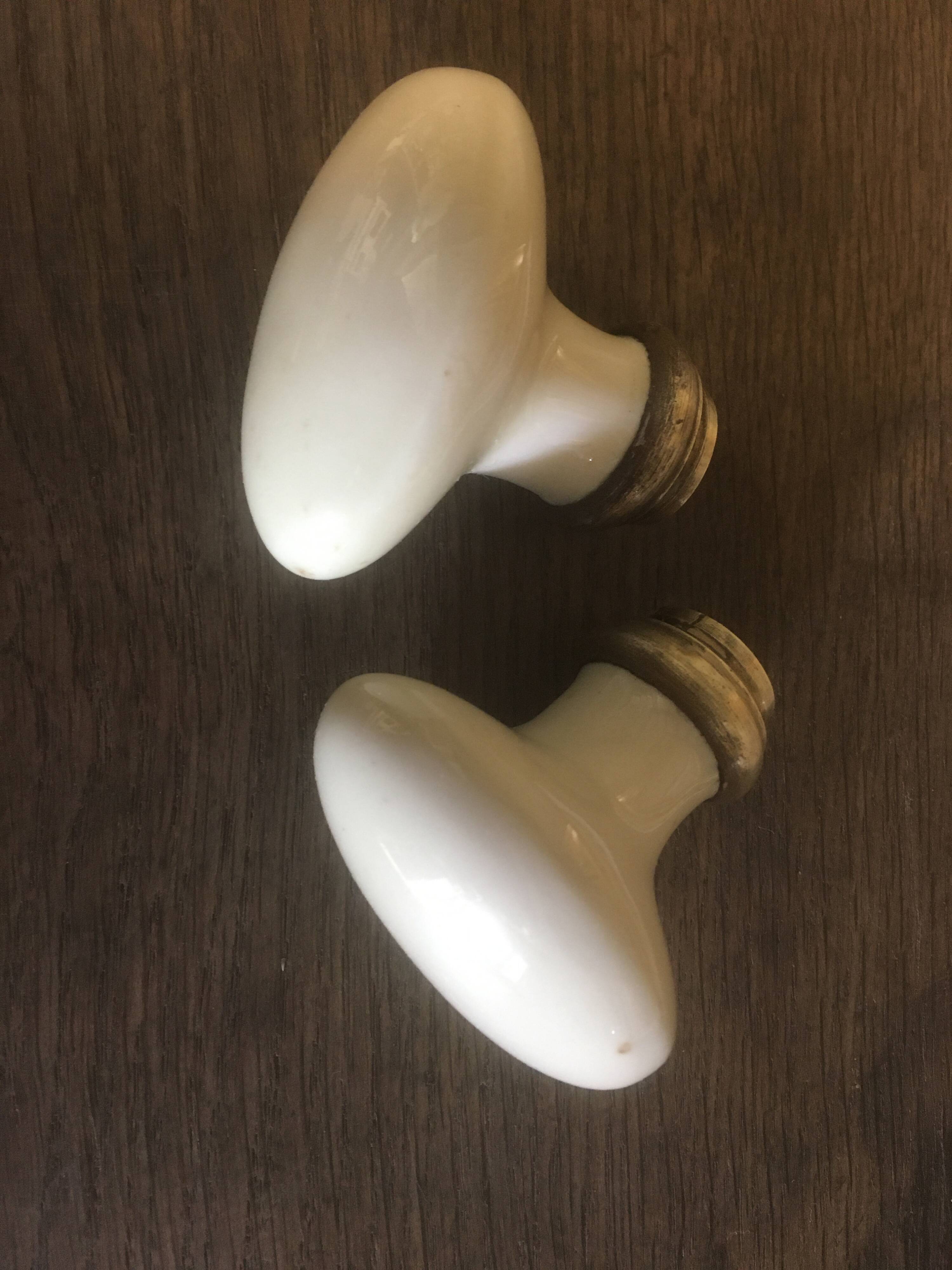 Porcelain door handles