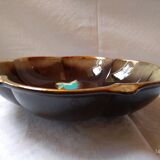 West Germany ceramic dish, fruit cut