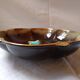 West Germany ceramic dish, fruit cut