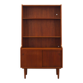 Bibliothèque danoise en teck par Johannes Sorth, années 1970