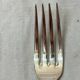 Birth cutlery 1 fork and 1 silver metal spoon