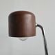 Lampe de bureau Bauhaus avec support infini et abat-jour métallique, années 1970