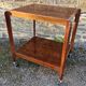 Wooden serving trolley, 1960s