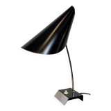 Vintage Black Table Lamp by Josef Hůrka for Napako, 1960s