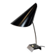 Vintage Black Table Lamp by Josef Hůrka for Napako, 1960s