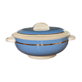 Vintage blue soup pot Villeroy and Boch 50