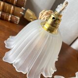 Duo of vintage “tulip” portable lamps