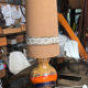 Ceramic floor lamp 1950 vintage