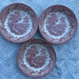 Set of 3 old hollow plates