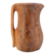 Pichet sculptural en bois, années 60
