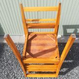 Pair of René Gabriel chairs in beech