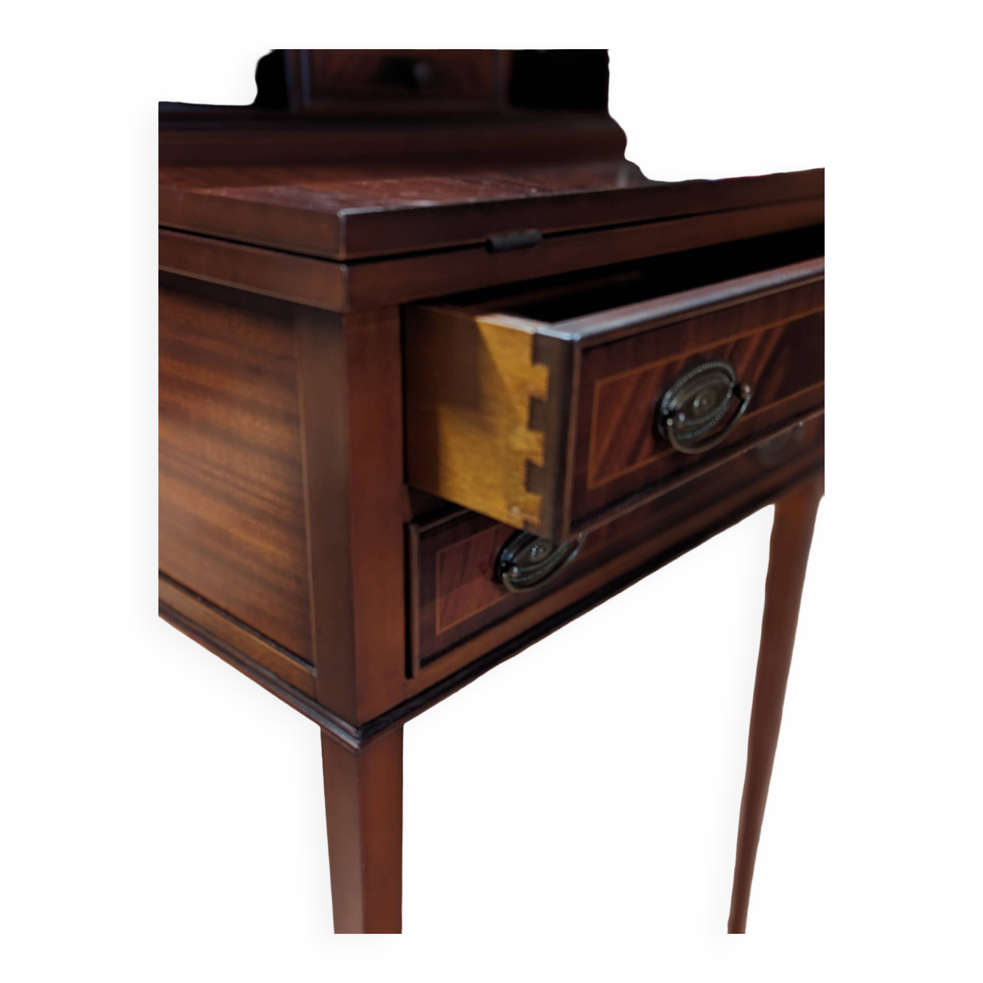 Small mahogany happiness of the day desk