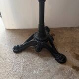 Bistro table with wrought iron base