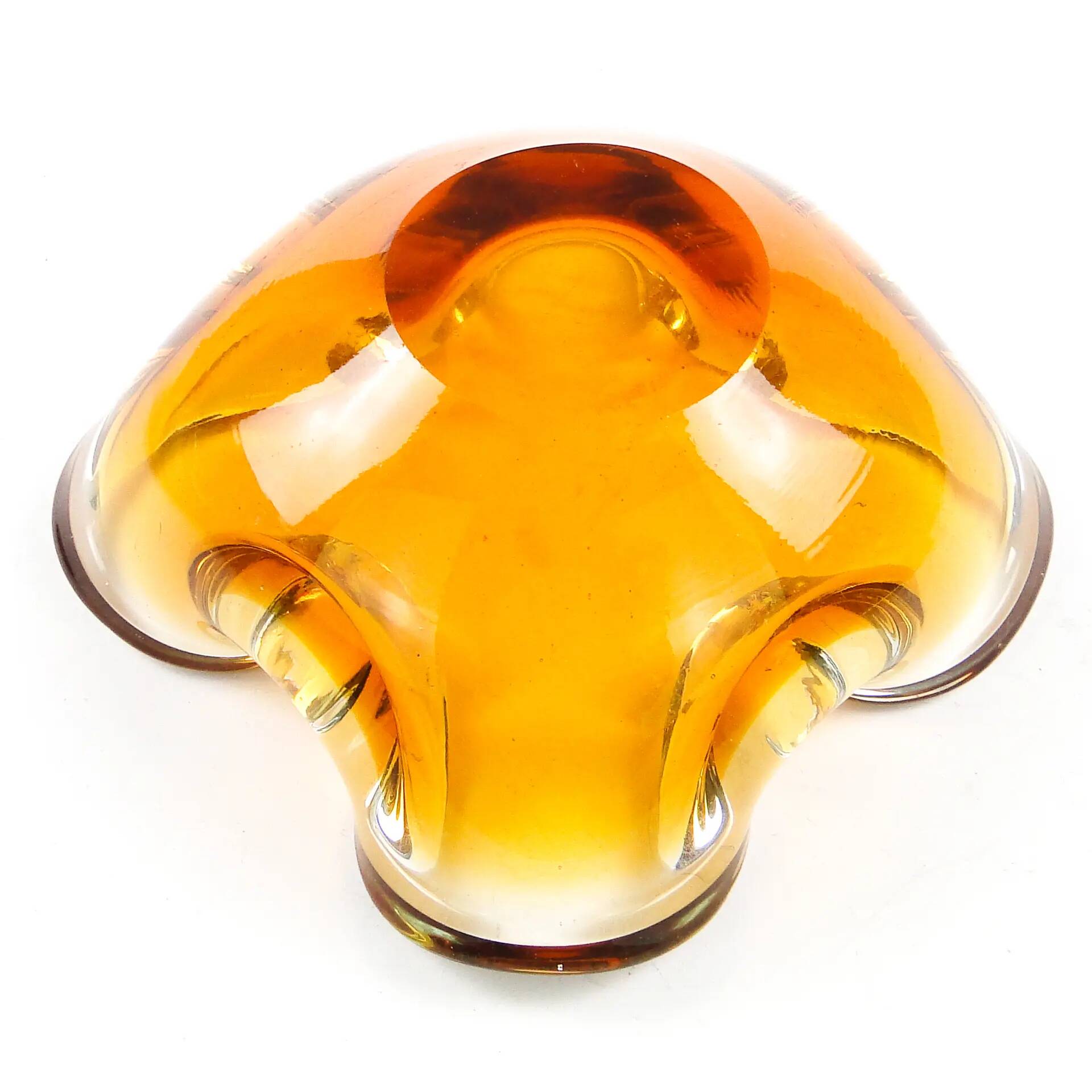 Sommerso organiser, Murano glass, Italy, 1950s