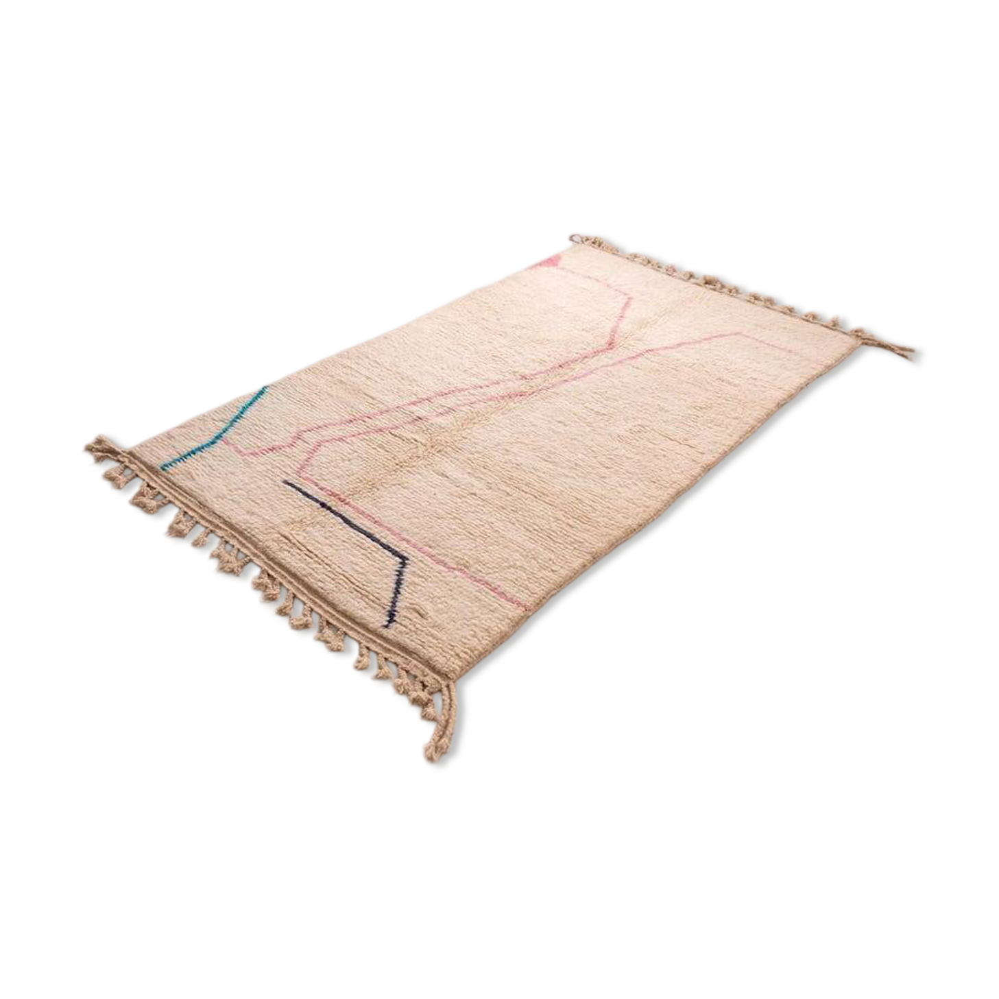 Handmade Moroccan blessed rug, 150 x 250 cm