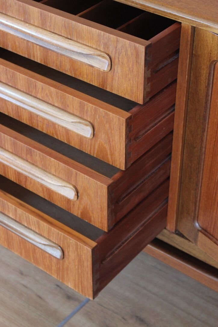 Vintage teak, Scandinavian style enfilade, by G-PLAN, FRESCO model