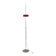 Lampe de sol réglable en spot rouge italienne de l'ère spatiale