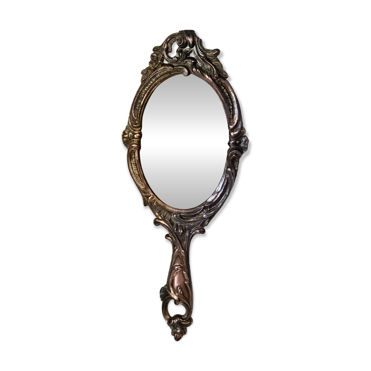 Louis XV style hand mirror