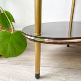 Bean shelf in formica and brass 50s/60s