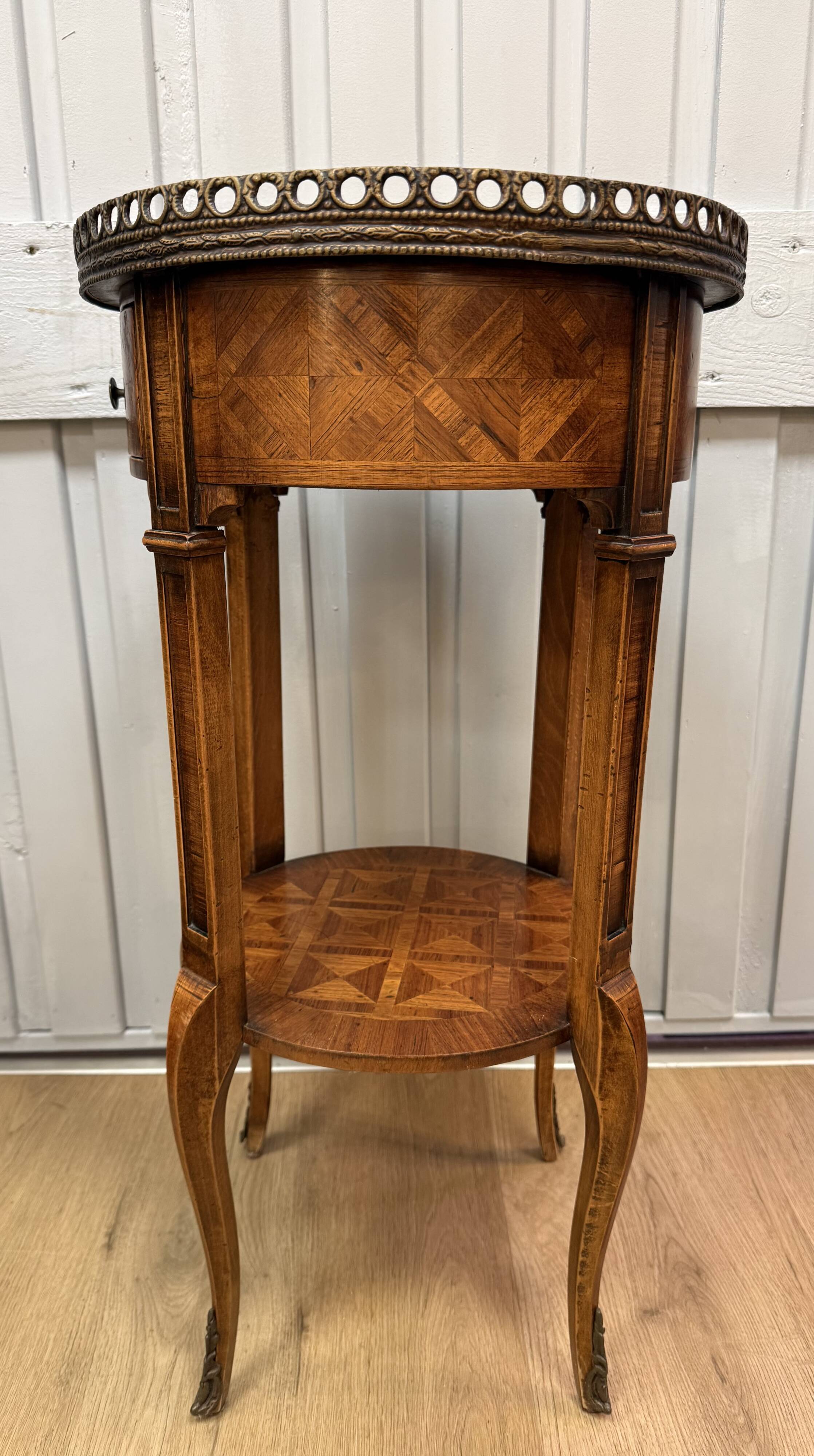 Transitional style side table