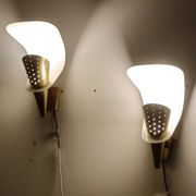 Modernist wall sconces by Metalarte 1950-60
