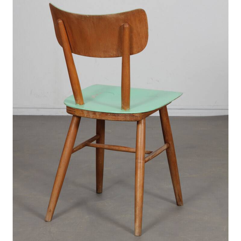 Vintage wooden chair produced by Ton, 1960s